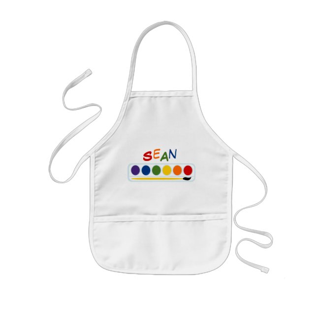 Paint Set Kids Apron (Front)