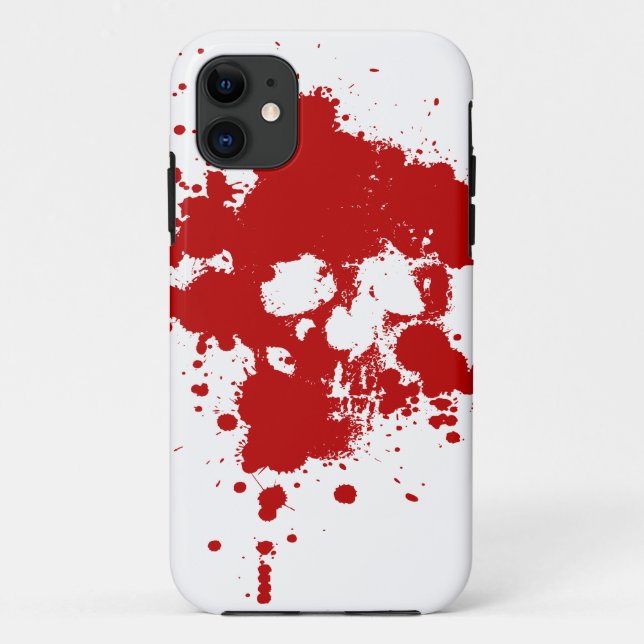 Paint Skull Case-Mate iPhone Case (Back)