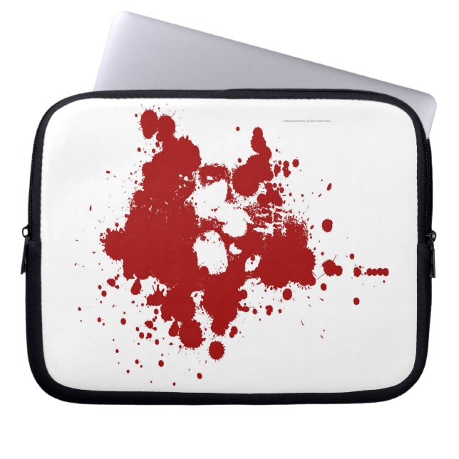 Paint Skull Laptop Sleeve (Front)