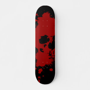 PAINT SKULL SKATEBOARD