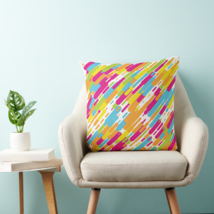 Paint Slash 20x20 Throw Pillow