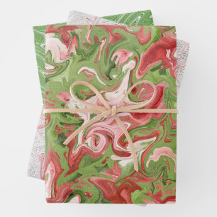 Paint Smudge Christmas Wrapping Paper – Whimsical