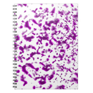 Paint Spatter Pink Notebook