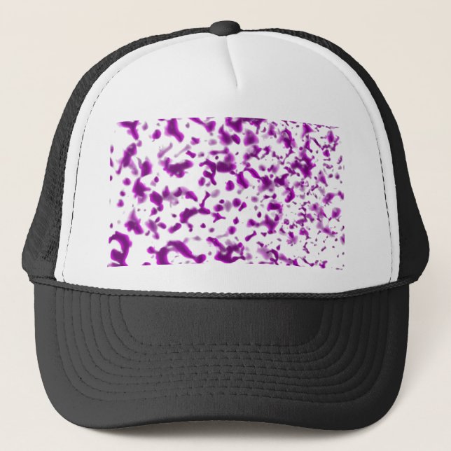 Paint Spatter Pink Trucker Hat (Front)