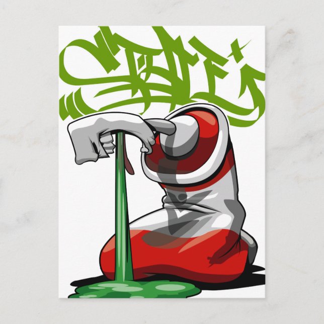 paint spew post card (Front)