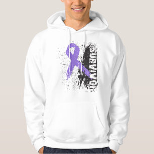 Paint Splash Design - Hodgkins Lymphoma Survivor Hoodie