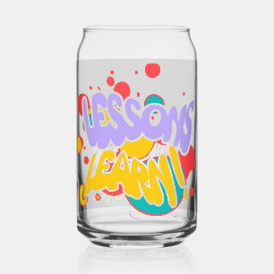 PAINT SPLASH LESSONS LEARN GLASS CUP