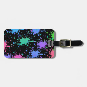 Paint Splash Luggage Tag