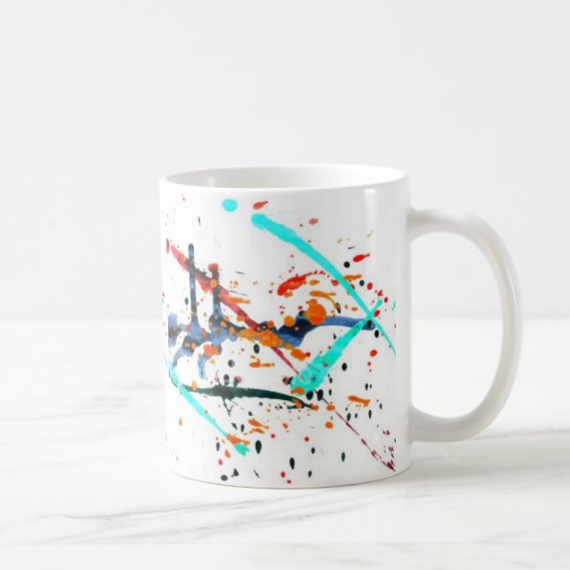 paint splash mug (Right)