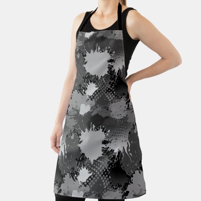 Paint Splash Pattern 2 Apron (Insitu)