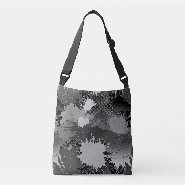 Paint Splash Pattern 2 Crossbody Bag (Front)