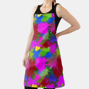 Paint Splash Pattern 3 Apron