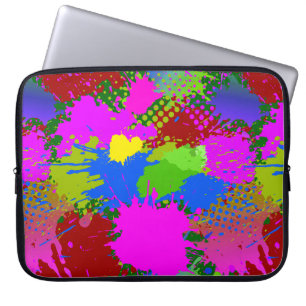 Paint Splash Pattern 3 Laptop Sleeve