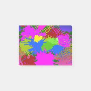 Paint Splash Pattern 3 Post-it Notes