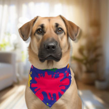 Paint Splash Pet Bandanna