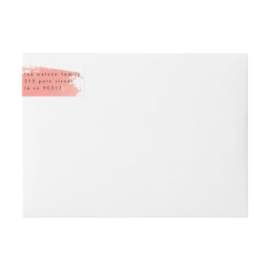 Paint Splash Special Delivery Birth Announcement Wrap Around Label