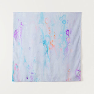 Paint splashes artwork tapestry