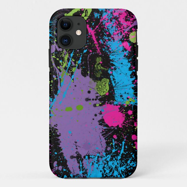 Paint Splater Case-Mate iPhone Case (Back)