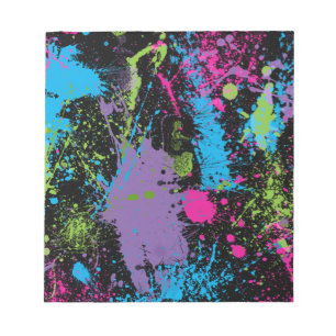 Paint Splater Notepad