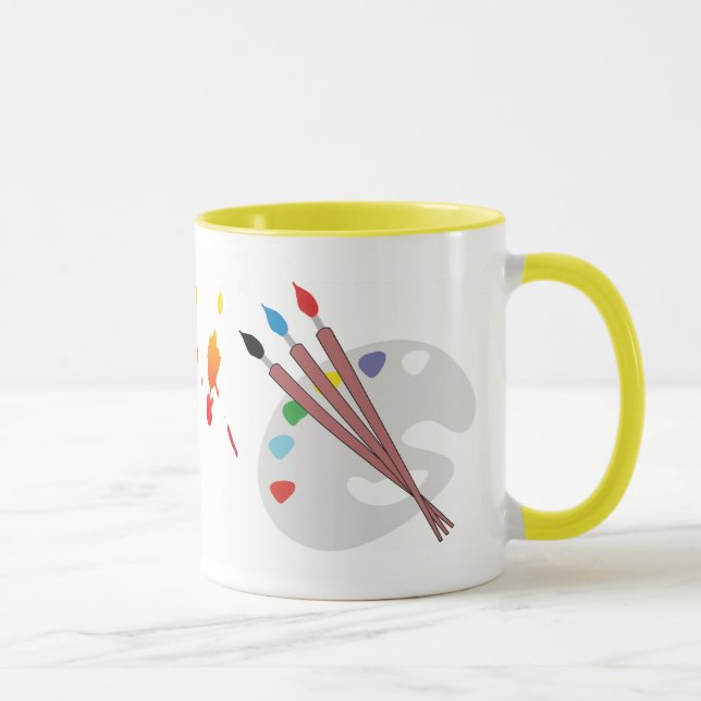 paint splater, paint splater, future artist copy mug (Right)