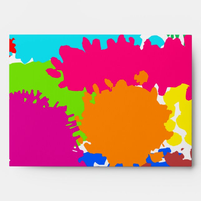 Paint Splats Envelopes (Front)