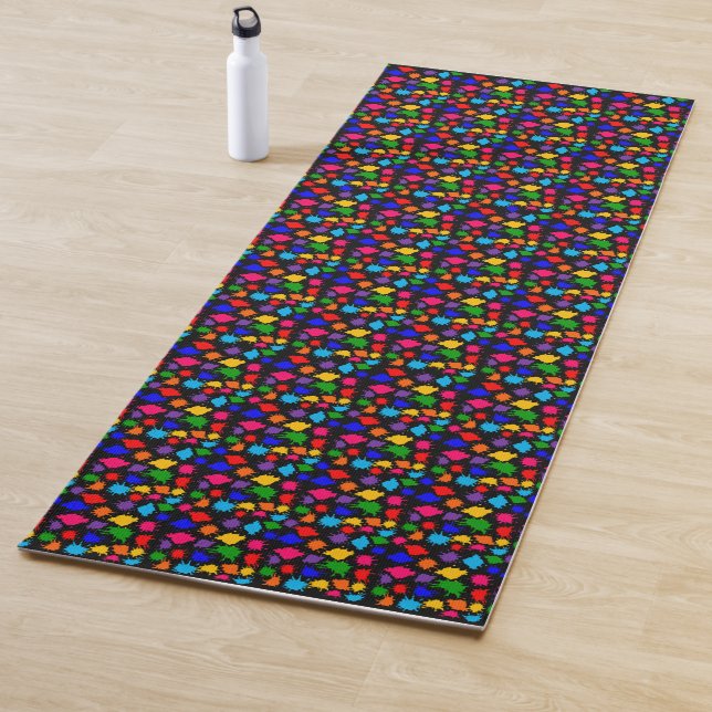 Paint Splats Yoga Mat (In Situ)