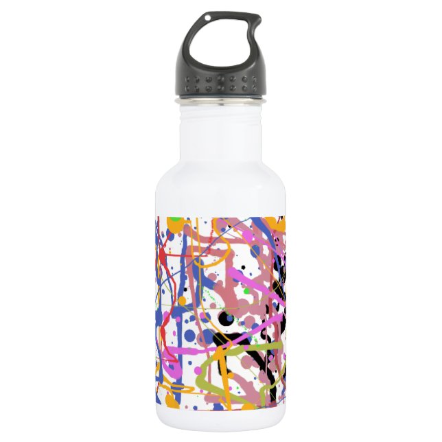 Paint Splatter 532 Ml Water Bottle (Front)