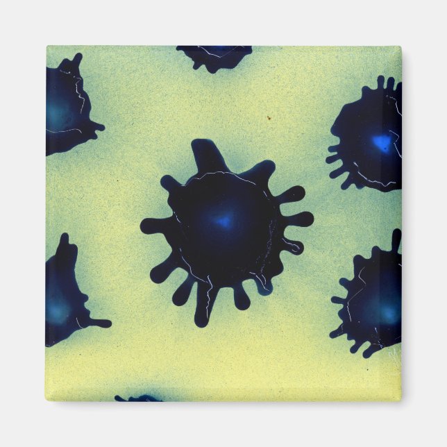 Paint Splatter Abstract Magnet (Front)