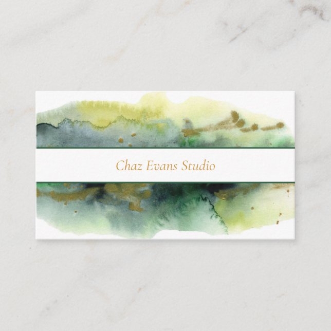 Paint Splatter Business Card (Front)