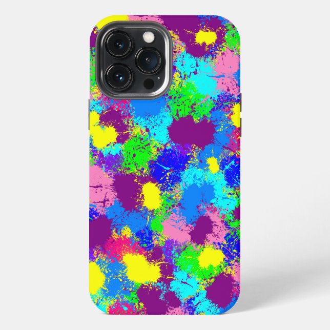 Paint Splatter Case-Mate iPhone Case (Back)