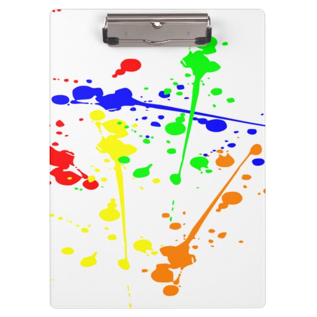 Paint Splatter Clipboard (Front)