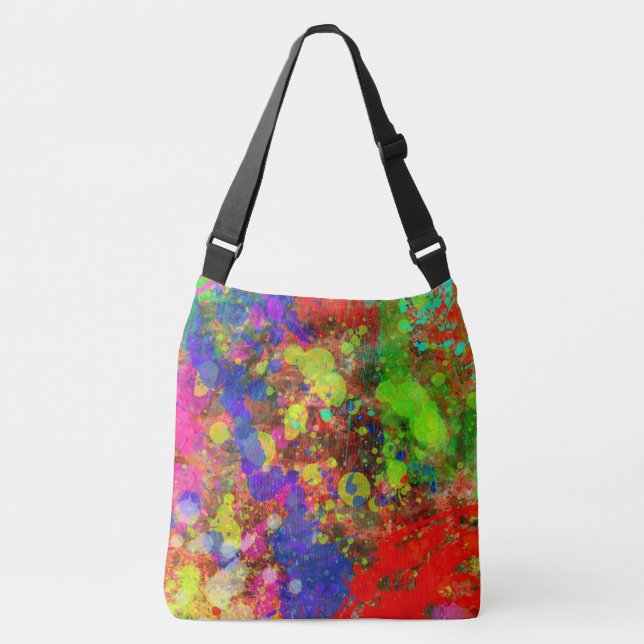 Paint Splatter Crossbody Bag (Front)