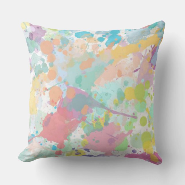 Paint Splatter Cushion (Front)