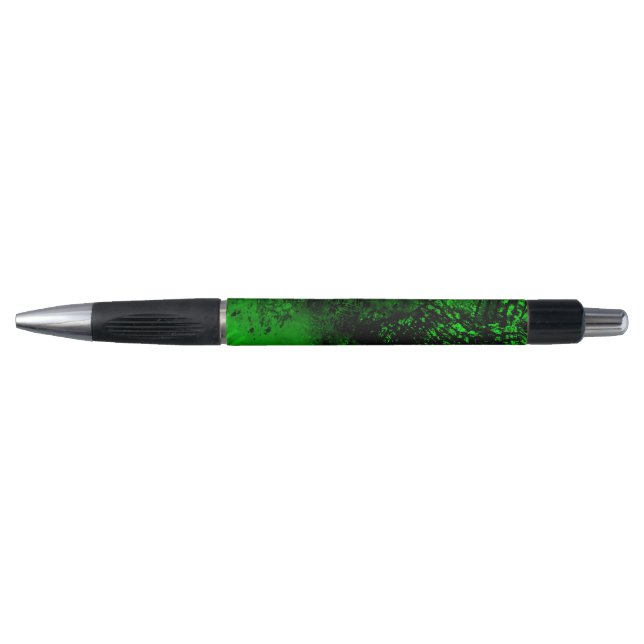 Paint Splatter Effect Green & Black  (Front)