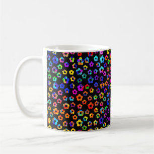 Paint Splatter Flowers Coffee Mug