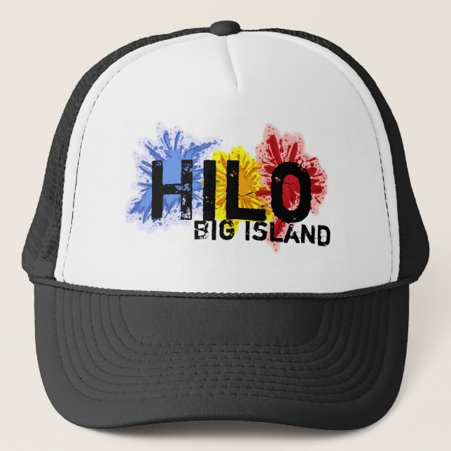 Paint splatter Hilo hawaii big island hat (Front)