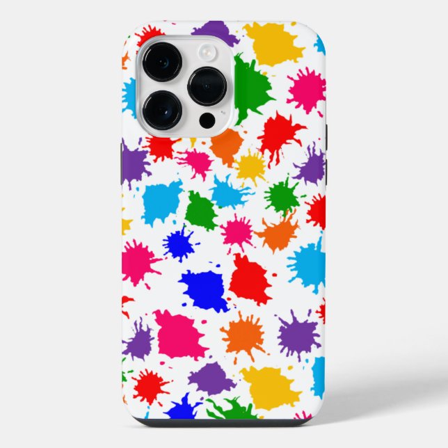 Paint Splatter iPhone Case (Back)