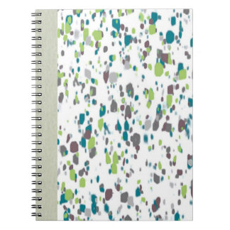 Paint Splatter Journal – Green, Blue & Purple Art