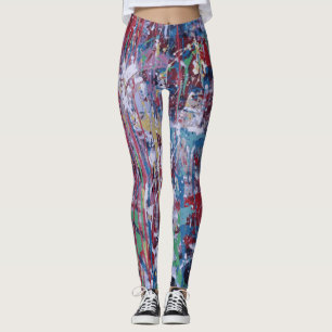 Paint splatter leggings