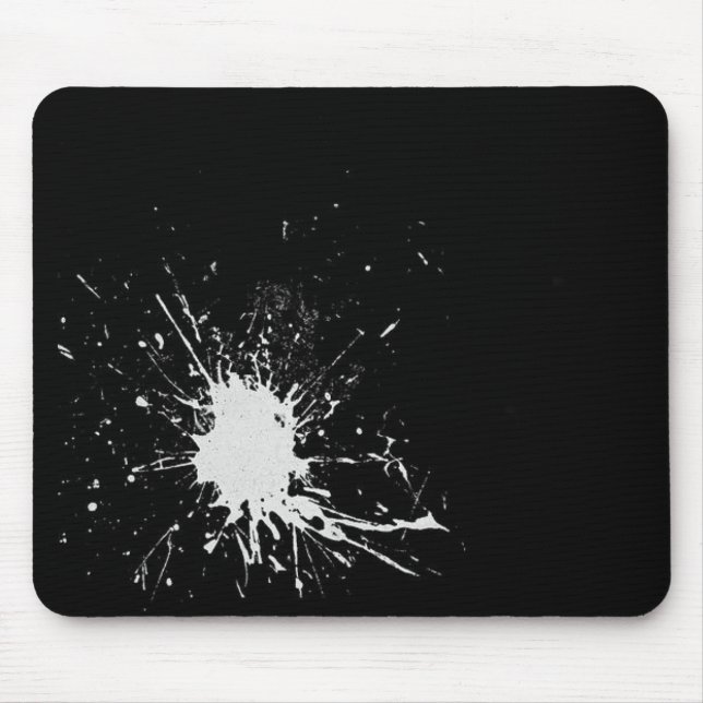 Paint splatter mouse pad (Front)