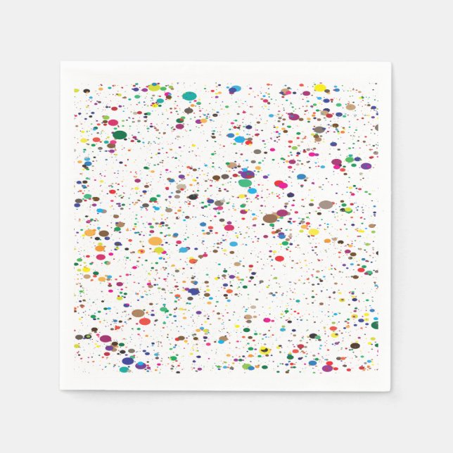 Paint Splatter Napkins (Front)