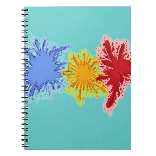 Paint splatter notebook (Front)