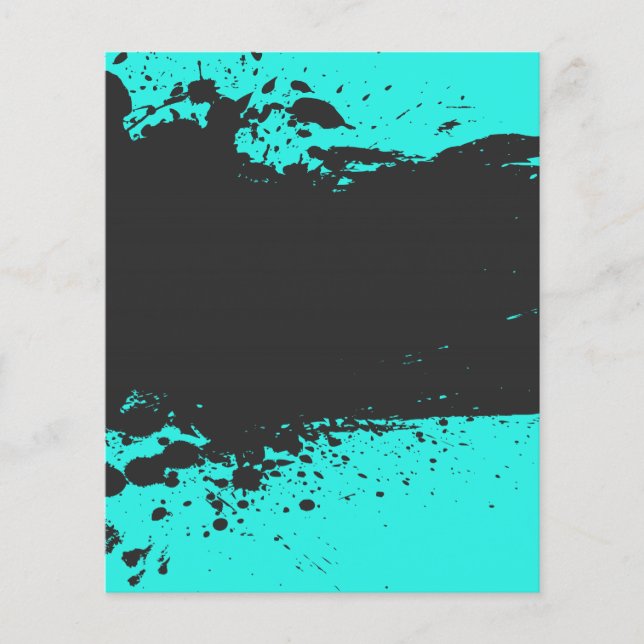 Paint Splatter Party Flyer (Front)