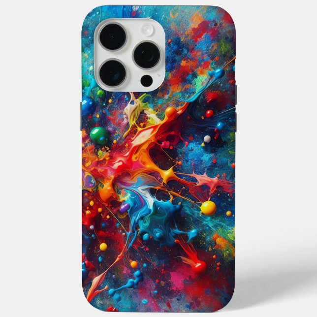 Paint Splatter Phone Cover (Back)