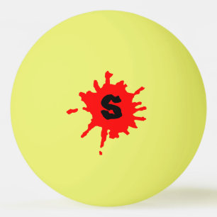 Paint Splatter Ping Pong Ball