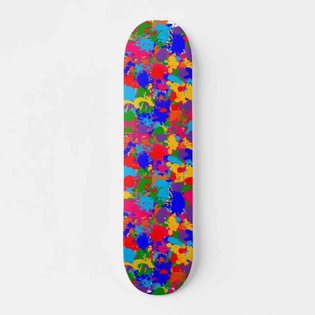Paint Splatter Skateboard (Front)