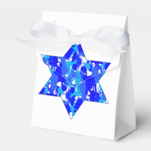 Paint Splatter Star Favour Box