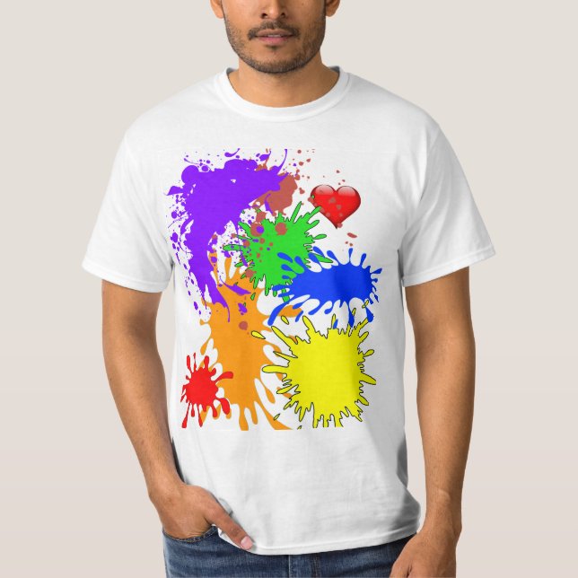 Paint Splatter T-Shirt (Front)
