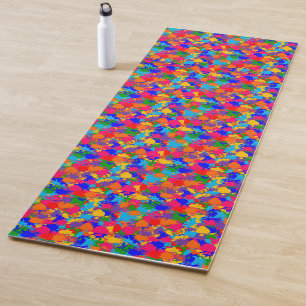 Paint Splatter Yoga Mat