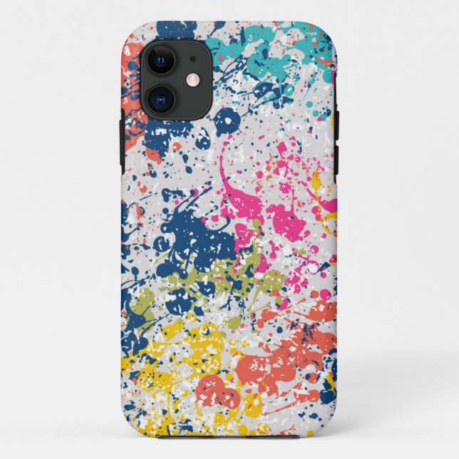 Paint Splatters Phone Case (Back)